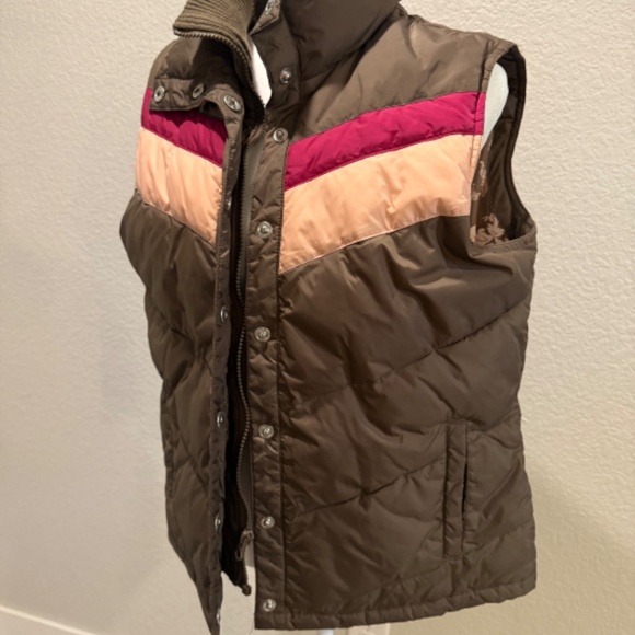 Old Navy Vintage Inspired ladies puffer vest, size Large - Picture 1 of 8